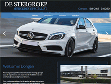 Tablet Screenshot of destergroep.nl